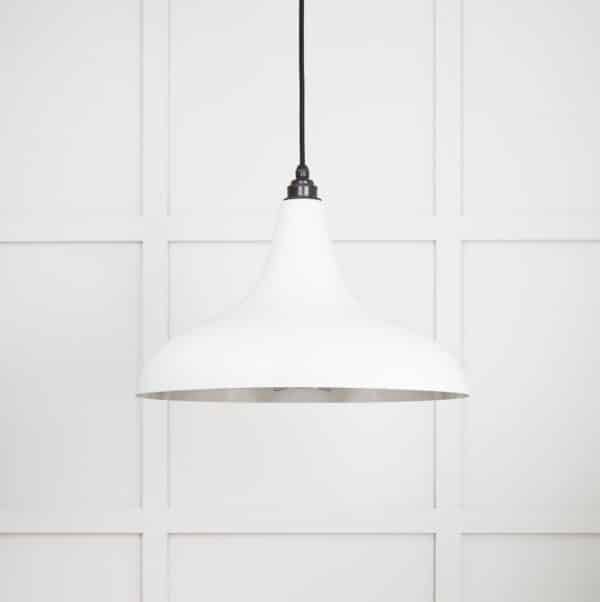 Smooth Nickel Frankley Pendant in Flock 2