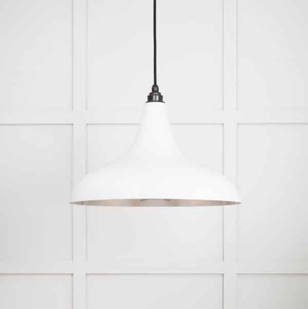 Smooth Nickel Frankley Pendant in Flock 1