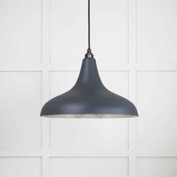 Smooth Nickel Frankley Pendant in Soot 2