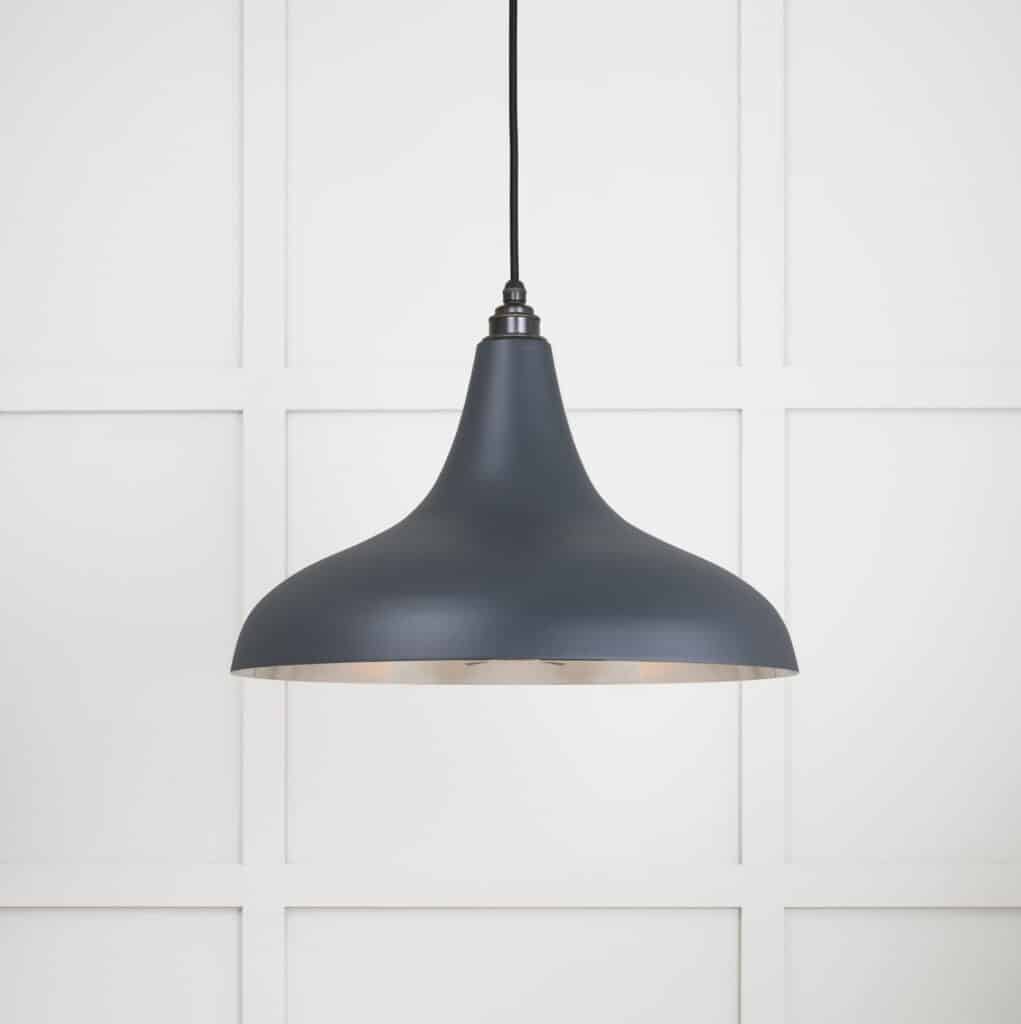 Smooth Nickel Frankley Pendant in Soot 1