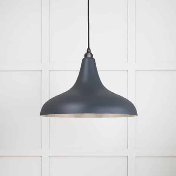 Smooth Nickel Frankley Pendant in Soot 1