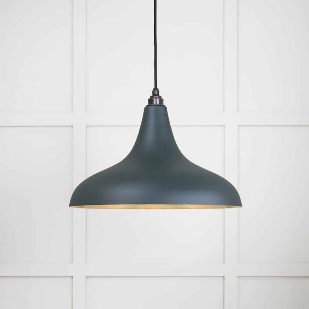 Smooth Brass Frankley Pendant in Dingle 1