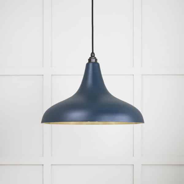 Smooth Brass Frankley Pendant in Dusk 2