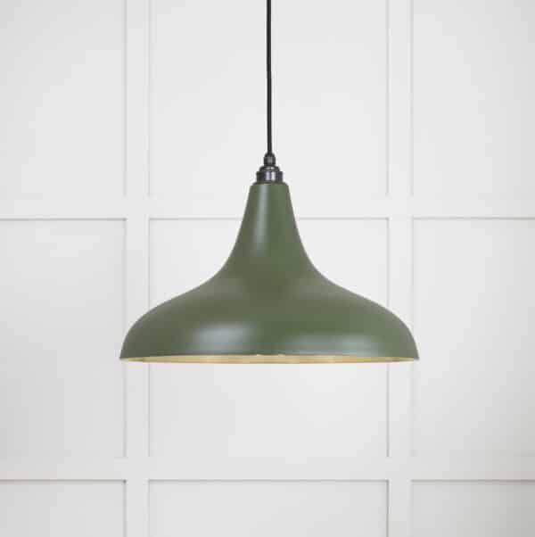 Smooth Brass Frankley Pendant in Heath 2