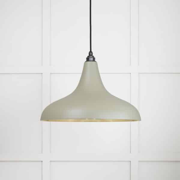 Smooth Brass Frankley Pendant in Tump 2