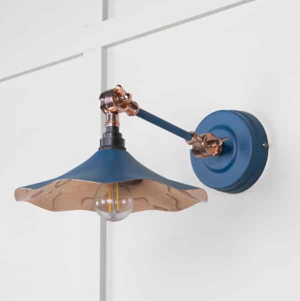 Smooth Copper Flora Wall Light in Upstream 2