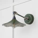 Smooth Nickel Flora Wall Light in Heath 2
