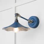 Smooth Nickel Flora Wall Light in Upstream 1