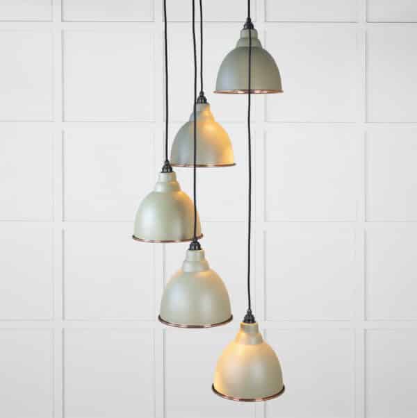 Smooth Copper Brindley Cluster Pendant in Tump 1