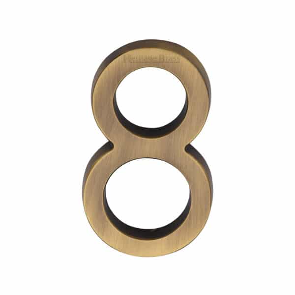 Heritage Brass Number 8 Antique Brass