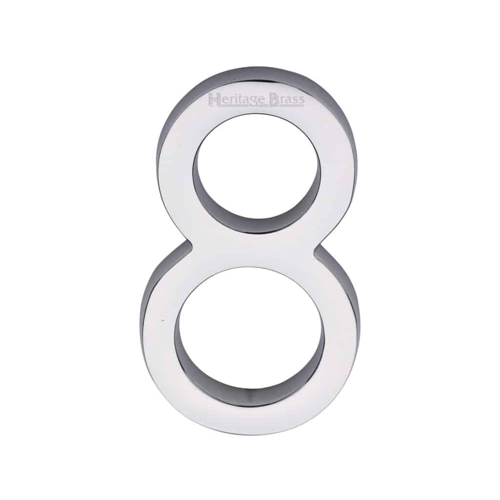 Heritage Brass Number 8 Polished Chrome