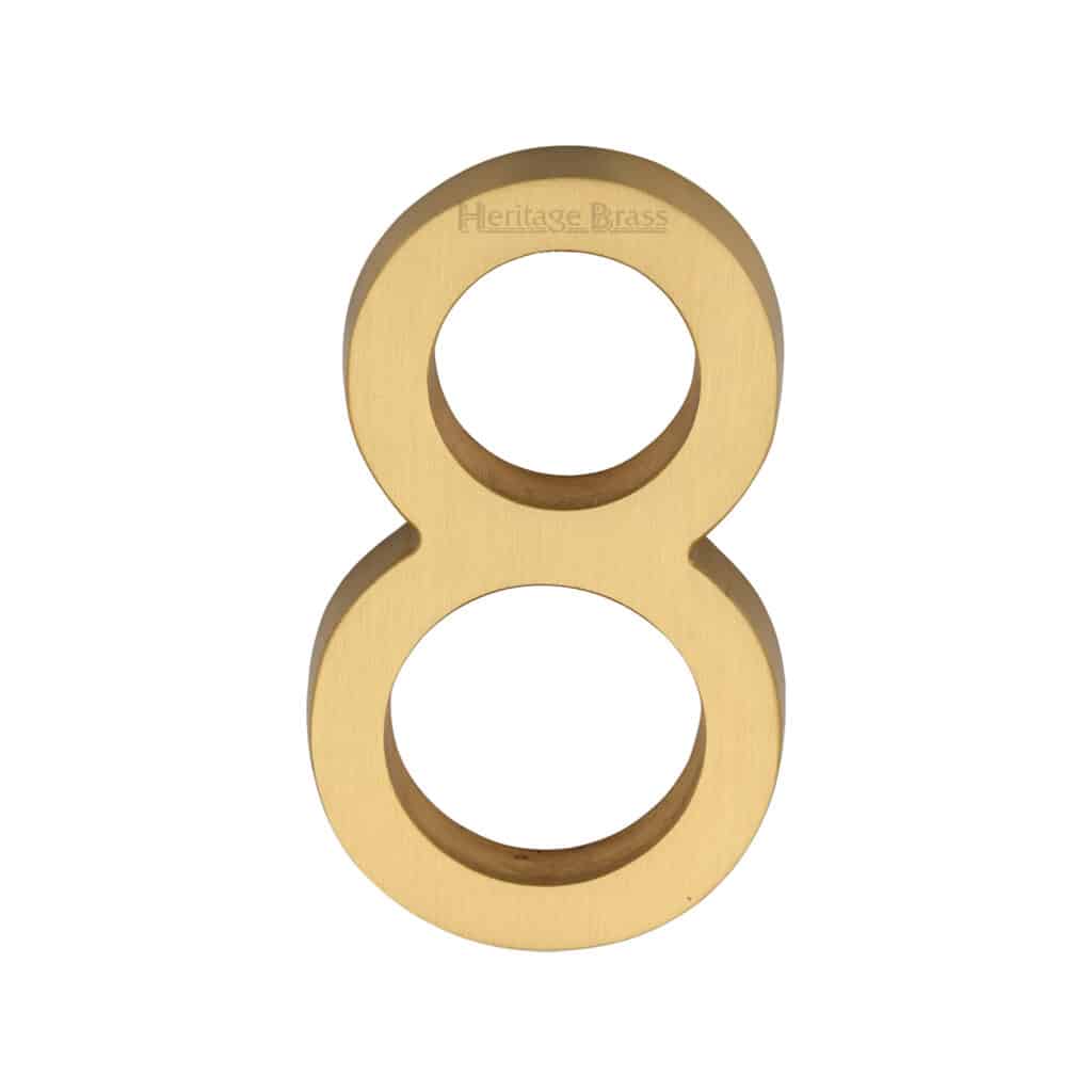 Heritage Brass Number 8 Satin Brass