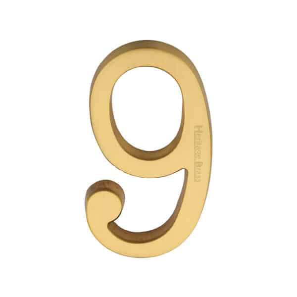 Heritage Brass Number 9 Satin Brass