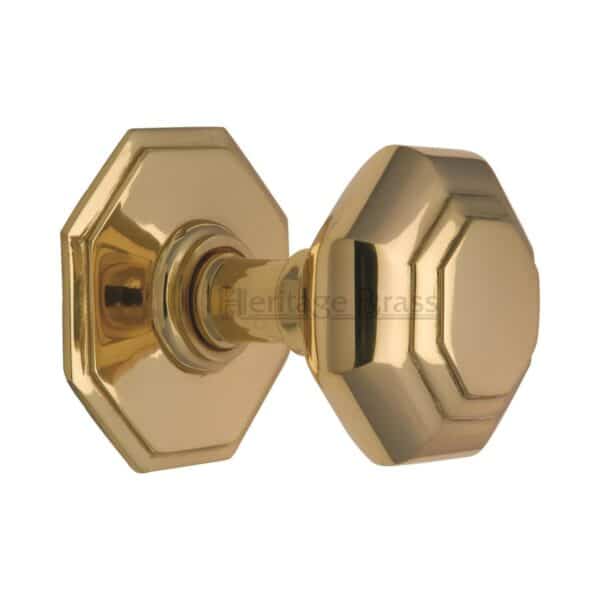 Heritage Brass Octagon Brass Knob