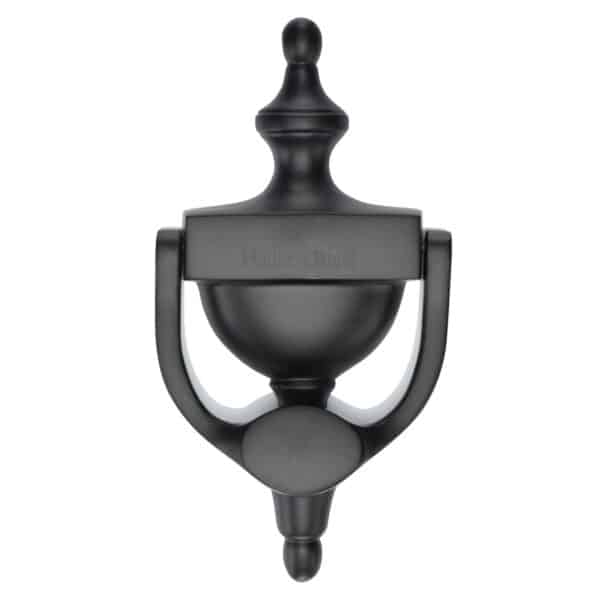 Heritage Brass Urn Knocker - Matt Black