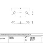 Aged Brass Moore Pull Handle - Small - Image 2