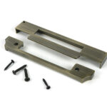 Aged Brass ½" Rebate Kit for Euro Sash Lock - Image 3