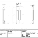 Polished Nickel ½" Rebate Kit for Euro Sash Lock - Image 2
