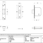 Satin Chrome 2½" 5 Lever BS Dead Lock KA - Image 2