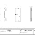 Polished Nickel ½" Rebate Kit for Euro Dead Lock - Image 2
