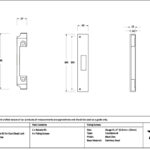 Aged Bronze ½" Rebate Kit for Euro Dead Lock - Image 2