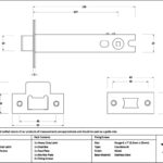 Polished Chrome 5" Heavy Duty Latch - Image 2