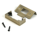 Aged Brass ½" Rebate Kit for Tubular Mortice Latch - Image 3