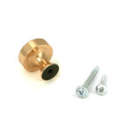 Polished Bronze Scully Cabinet Knob - 25mm - Image 5