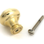 Polished Brass Regency Cabinet Knob - Small - Image 5