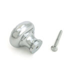 Polished Chrome Regency Cabinet Knob - Large - Image 5