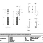 Polished Brass Night-Vent Locking Brompton Fastener - Image 2