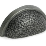 Pewter Hammered Regency Drawer Pull